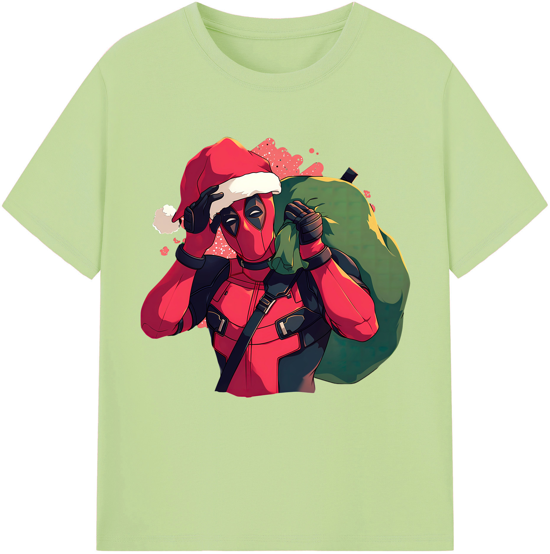 （画像用） Deadpool デッドプール 綿100％半袖Tシャツ（フロントプリント）